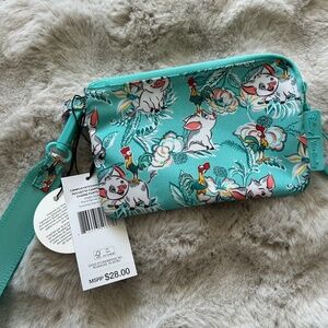 NWT Vera Bradley Disney Moana Pua Hei Hei Wristlet